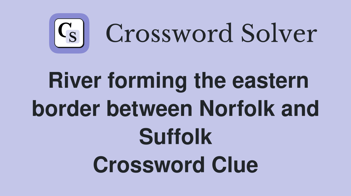 tourist destination in suffolk england crossword clue